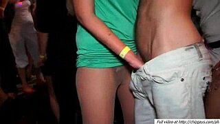 Black stripper and sexy chicks having fun at the party porn video